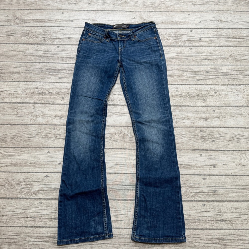 Y2K Levi's Jeans Women's 1/25 Blue Denim Curve Low Rise Bootcut Skinny Slim Fit